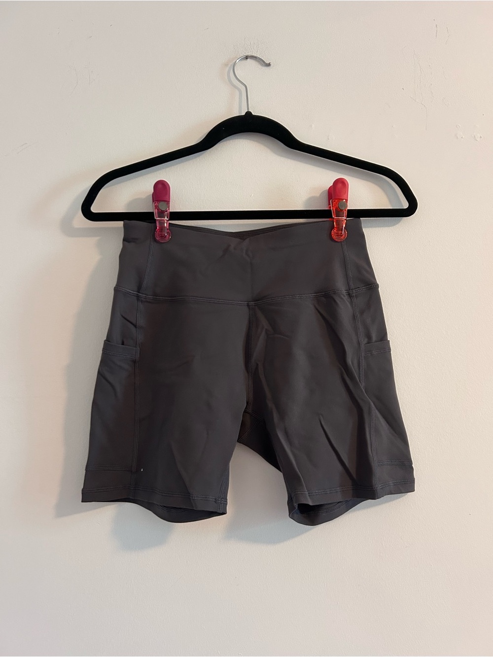 Women’s Performance Bike Shorts in Charcoal Gray